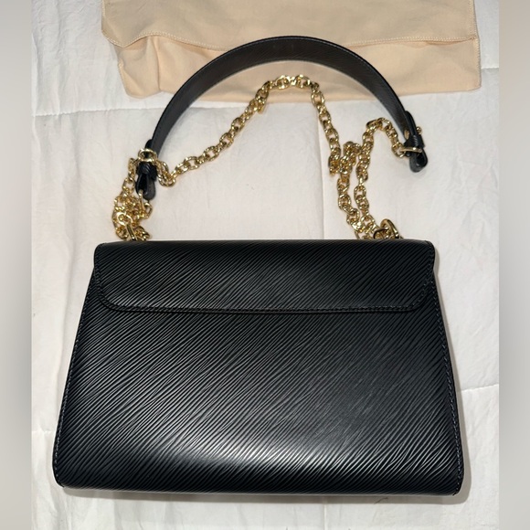 Louis Vuitton Twist Shoulder Bag MM Black Leather Epi - Picture 5 of 11